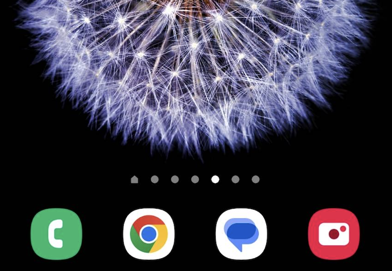 Main icons on Android’s hotseat