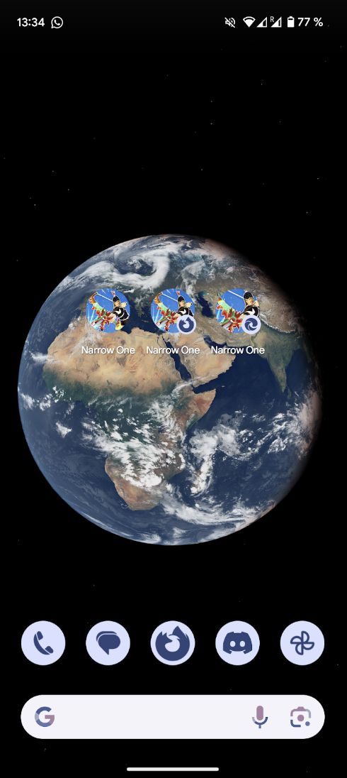 Example of installing web apps on Android.